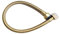 Aqxybgt Brauseschläuche, Edelstahlschläuche, goldfarben gebürstet (matt), Sanitärschlauch, Sanitärschlauch aus Edelstahl for 30 cm/50 cm(Brushed Golden 3l4,30cm)