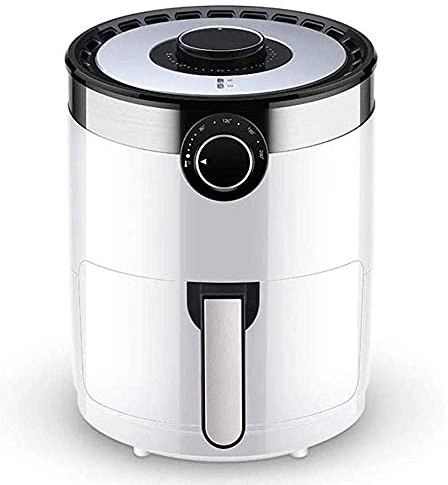 MZGDONGF 1400 W Heißluftfritteuse, 3,5 Liter ölfreie Airfrye, spülmaschinenfester Korb, Timer und automatische Abschaltung für gesundes, ölfreies und fettarmes Kochen Vision Ambitious Safehappy