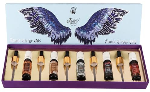 Aroma Energy Öle Set 5er Pack (Copal, Palo Santo, 7 Power, 7 Erzengel, Weißer Salbei) - Ätherische Öle für Aromatherapie, Meditation, Entspannung und positive Energie