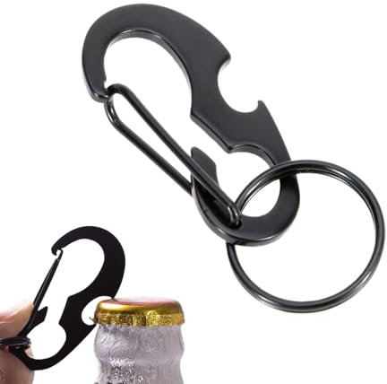 Bier Flaschenöffner Schlüsselanhänger Fahrradkette Flaschenöffner Bier Flaschenöffner Werkzeug | Multifunktionaler und sicherer Schlüsselanhänger und Schlüsselanhänger für Männer, für Camping, Wandern