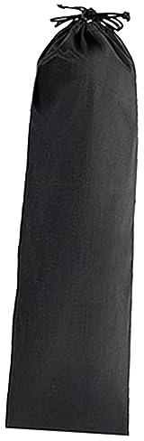 Courtieyeardceastea Sac de rangement en nylon avec cordon de serrage pour autres équipements trépieds bâtons de randonnée 15 x 35 cm Noir, Noir 15 x 60 cm, 15x60cm