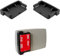 Clip di Fissaggio compatibile con T.Pass modello 2023, 2024, 2025 - Clip Adesiva compatibile con sistema di telepedaggio - Nuovo modello - nuova generazione - Sistema Fissaggio per auto (Nero, 2PZ)