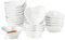UIBFCWN Lot de 20 bols à sauce, petits bols en céramique, lot de mini bols de 50 ml, assiette à sauce de soja de plongée, bols d'apéritif pour sauces, épices, contours, BBQ, confiture
