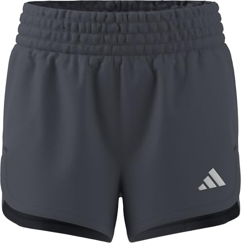adidas Women's Tech Pacer Workout Woven Shorts, Onix, M 5 inch