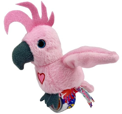Happy Yappers Cockatoo Interactive Plush Bird - Talking Toy with Wing Flapping, Repeating Toy that Mimics Words & Sings - USB Rechargeable for Kids Play & Sensory Fun, Kakadu | Repeats speech, sings, flaps wings, USB rechargeable, interactive play