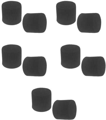 Koolenry 10pcs Sponge Plugs for Speaker Port Tubes Reflex Tubes, Loudspeaker Woofer Vents Enhances Phase 63x 60mm