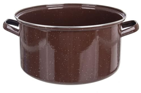 orion group Emaille-Topf emaillierter Kochtopf für Gastronomielokale groß | 36 cm 15l