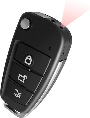 YMBZY Mini Überwachungskamera, HD 1080P Mini Kamera Autoschlüssel Sicherheits Kamera mit Bewegungserkennung, Tragbare Kleine Video Sicherheitskamer