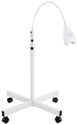 Appareil de blanchiment des dents à LED avec col de cygne réglable et minuterie – Appareil de blanchiment des dents professionnel avec lumière bleue 465 nm, 6 réglages de temps, hauteur réglable et