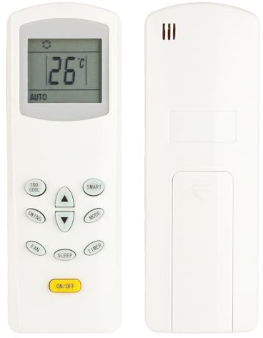 DG11D1-02 DG11D102 Mando a Distancia Compatible con Kelon Whirlpooll Daewoo Aire Acondicionado RIH-2667 RIH-3267 RIH-6867 Sustitución Controlador