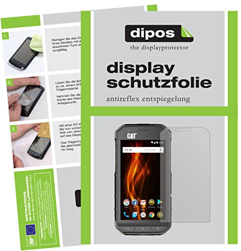 dipos I 6X Schutzfolie matt kompatibel mit Caterpillar Cat S31 Folie Displayschutzfolie