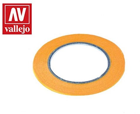 Vallejo - Modellbauklebeband, 1 mm x 18 m - Plastikmodellbau, Werkzeug