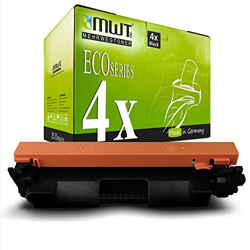 4X Kraft Office Supplies kompatibel Toner für HP Laserjet Pro MFP M 227 fdn fdw sdn ersetzt CF230A 30A Schwarz