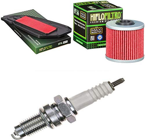 Luftfilter Ölfilter Zündkerze für Downtown 300 i ABS Baujahr 2012-2017 Servicekit Wartungskit