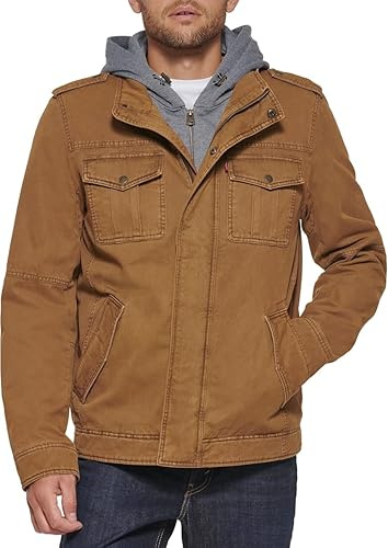 Levi's Men's Four-pocket Hooded Jacket Jacket
