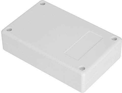 Focket Wasserdichtes Gehäuse für Elektronische Projekte, Blanc, Kunststoff, IP, NEMA, Einschrauben, Compact, 125x80x35mm