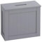 Taylor & Brown Multi-Purpose Wooden Bathroom Storage Unit, Laundry Hamper Toilet Cleaning Tidy Box Unit Cupboard (Grey)