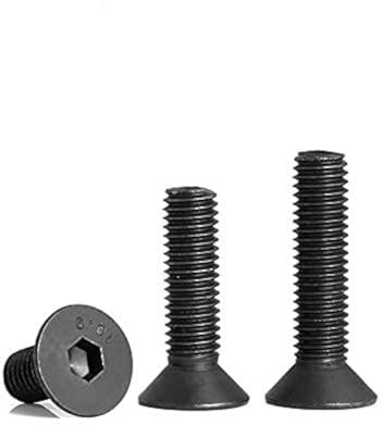 Viti a testa svasata, 20 pezzi di fissaggio a brugola a testa piatta, M3 x 12 mm