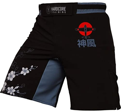 Hardcore Training Shorts Homme Combat Shorts Arts Martiaux MMA BJJ Fitness Muay Thai Boxe Grappling No Gi
