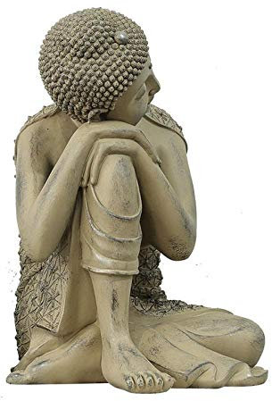 LZHLMCL Hauptornamente Schlafende Buddha Skulptur Buddhistische Figur Statue Harzfigur Home Decoration Zubehör Fengshui Ornament L