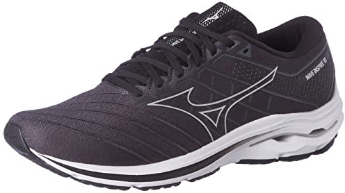 Mizuno Herren Laufschuh, Elastan, Schwarz Silber Ebenholz, 43 EU