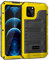 Beeasy iPhone 12 Pro Max Case, Shockproof IP68 Waterproof Built-in Screen Protector, Military Protection Heavy Duty Metal Dustproof Rain Snow Heavy Duty Construction Site Case