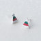 DAOMEI 925 Sterling Silber Weihnachtsbaum Ohrstecker Für Kinder Emaille Schmuck