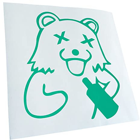 Autoaufkleber - Pedobär Trinker Aufkleber für Auto, Laptop, Fahrrad, LKW, Motorrad mehrfarbig JDM Decal Racing