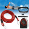 AMFUN Cintura da Nuoto, 3M Regolabile Cinture da Piscina, Cintura da Allenamento per Nuoto, Elastico Nuoto Statico, Swim Training Guinzaglio, per Bambini Adulti, uso Professionale, Ricreativo, Nero