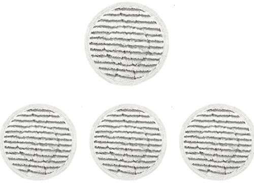 Scrub Mop Pads Replacement for Shark S6002UK S7201UK S8201UK Steam Mop,Reusable Steam & Scrub All-in-One Cleaning Pads, Scrubbing and Sanitizing Rotating Power Pads for All sealed hard floors (Gray)