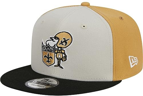 New Era Herren Creme/Black New Orleans Saints 2023 Sideline Historic 9FIFTY Snapback Hut, cr me, One size
