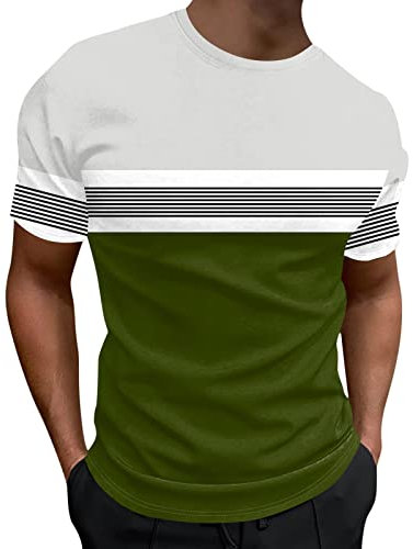 NOAGENJT Golf Shirts for Men 3 Pack T Shirt Mens V Neck T Shirt Men Mens Short Sleeved Shirts Summer Black Shirt Men Men's Relaxed Fit Heavyweight Short Logo Sleeve Graphic T-Shirt