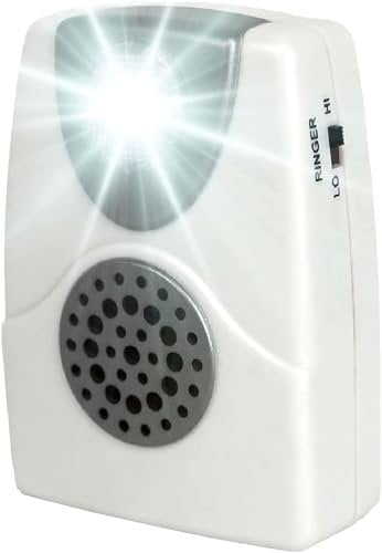 VOCA Amplificatore per suoneria telefonica, potenziamento fino a 105 dB con notifica luce LED per telefoni fissi, montaggio a parete, ideale per ambienti rumorosi e ipoudenti
