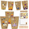 Ramadan Kalender mit Süßigkeiten, 30 Ramadan adventskalender Eid Mubarak DIY Kalender Kraftpapiertüten zum Befüllen mit Aufklebern und Klammern - Ramadan Geschenktüten