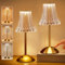 OneFire Dimmable Bedside Lamp Set - 2 Rechargeable, Cordless Table Lamps for Bedroom & Living Room - 3 Colors Touch Controls