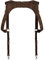 Voolup Hosenträger aus echtem Leder für Herren, Leder-Hosenträger im Vintage-Stil, handgefertigt, Rustikales Braun, Standard