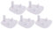 5pcs White UK Power Socket Electrical Outlet Baby Safety Guard for Protection Anti Electric Shock Plugs Protector Cover Socket Covers Baby Proofing Safety First