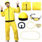 90er Jahre Promi-Kostüm für Herren Rapper Verkleidung Hip Hop Retro Hippie Stil Outfits mit passendem Hut Sonnenbrille Popstar Verkleidung für 90er Jahre Motto-Party (L)