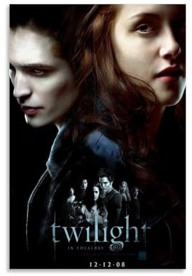 XXueMei Filmposter The Twilight SagaMovie, Vintage-Poster, dekorative Malerei, Leinwand, Wandposter und Kunstdrucke, modernes Zuhause, Schlafzimmer, Dekoration, Poster, 30 x 45 cm, ungerahmter Stil