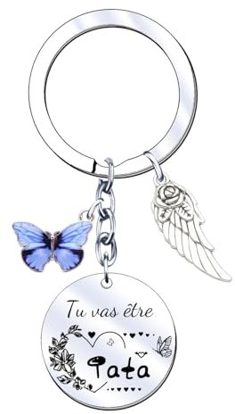 Annonce Grossesse Cadeau - Futur Tata Porte-Clef