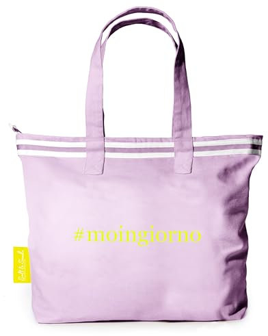Salt & Sand Tote Bag Damen – Große Canvas Tasche mit Reißverschluss & Innentasche | Stylischer Shopper für Alltag, Shopping & Ausflüge | Beuteltasche Damen – geräumig, funktional & hochwertig