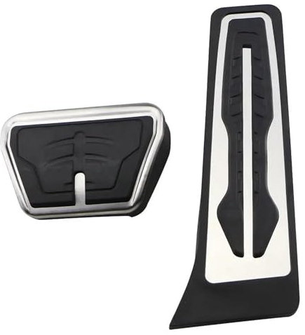 OMNHGD Langlebiges Ersatzzubehör Auto-Pedalabdeckung Für Fußstütze Und Bremse, Gaspedal Für B&MW 3er G20 G21 20-23 LHD-Pedalauflagemattenabdeckung(Style 2)