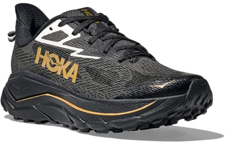Hoka Damen Challenger 8, Schwarz/Gold, 6.5