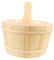 FUNOMOCYA Holzfass Für Sauna Mit Griff Praktisches Sauna-zubehör-Set Aus Holz Für Spa Und Bad