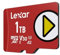 Lexar Play Micro SD Card 1TB, microSDXC UHS-I Card, up to 205MB/s read, 140MB/s write, Class 10, U3, V30, A2, 4K Video, High-Speed Memory Card for Switch/Portable Gaming Devices/Smartphones