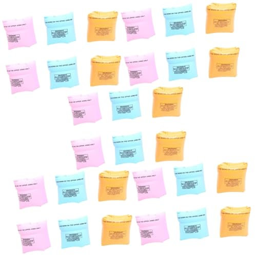 Toyvian 15pares Inflatable Adult Arm Swimming Arm Floats for Pool Parties and Beach Fun Color Random