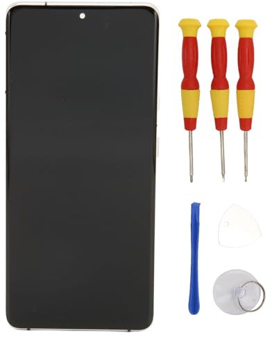 Gucagle Kit de réparation et d'assemblage d'écran de remplacement pour smartphone S21 Ultra 5G G998U G998B G998FDS avec diode électroluminescente organique, haute luminosité, réponse