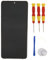 Gucagle Kit de réparation et d'assemblage d'écran de remplacement pour smartphone S21 Ultra 5G G998U G998B G998FDS avec diode électroluminescente organique, haute luminosité, réponse
