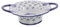 ULTECHNOVO Assiette à Fruits En Porcelaine Bleue Et Blanche Porte-collation Pour Comptoir Coupe à Fruits En Porcelaine Assiette En Céramique Bol De Collations Bols Décoratifs Bleu Céramique