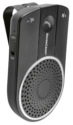 SBTF 10 G1 Auto-Freisprecheinrichtung mit Bluetooth V5.3, Sprachsteuerung, Bewegungssensor, Clip zur Befestigung an der Sonnenblende, 10 h Gesprächszeit, Dual-Verbindung, USB-Ladekabel